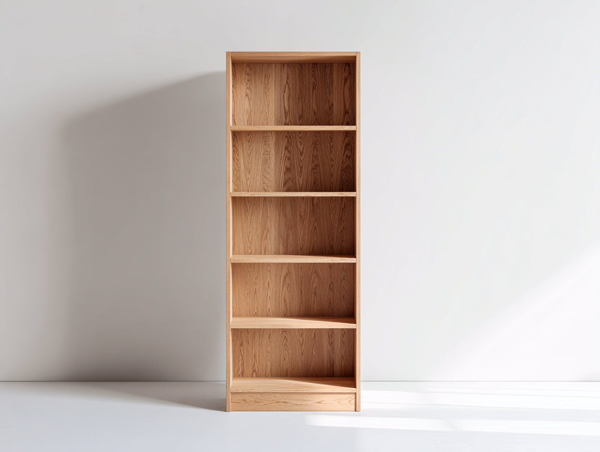 Estanterías de madera 60x35x200 cm marrón diseño moderno