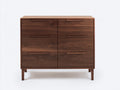 Cómodas de madera 110x45x95 cm marrón diseño moderno