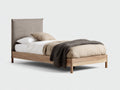 Camas individuales de madera 210x105x108 cm - beige - diseño natural