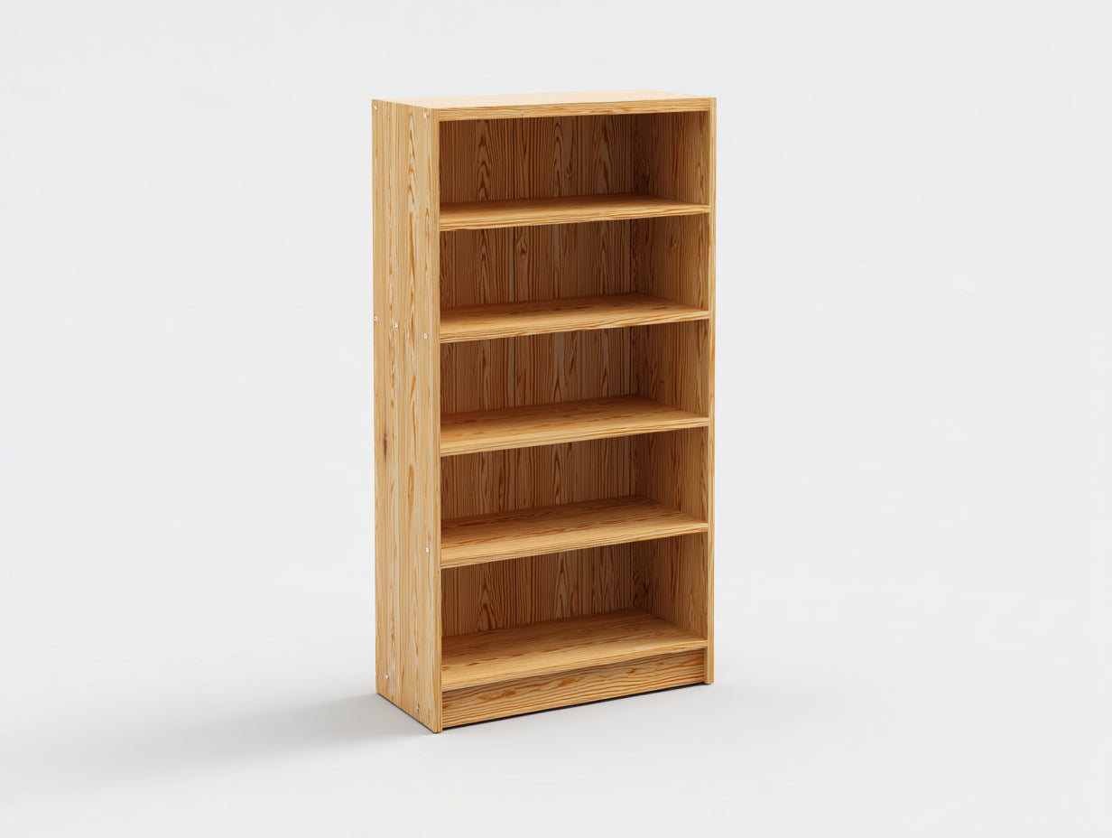 Estanterías de madera 90x32x180 cm - natural - diseño sencillo